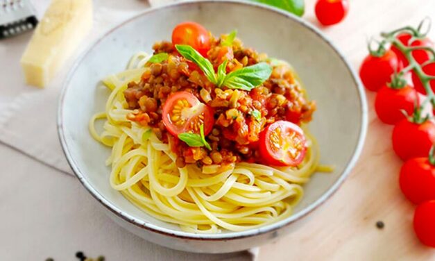 Sauce bolognaise végétarienne aux lentilles