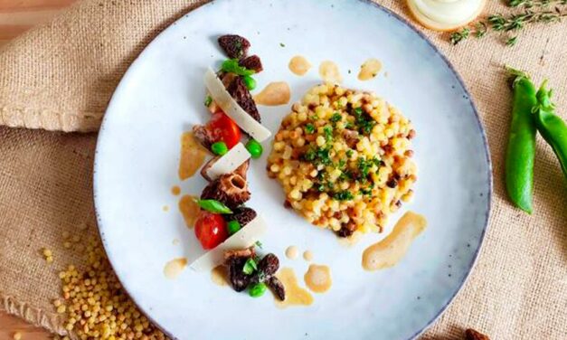 Risotto de Fregola Sarda aux Morilles