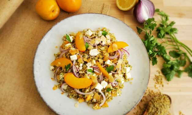 Salade freekeh et abricots