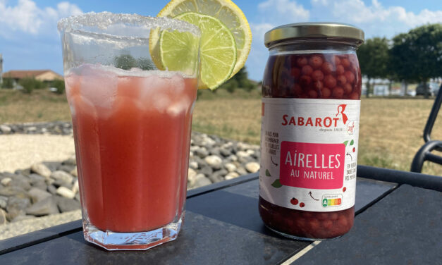 Cocktail aux airelles, citrons et tonic