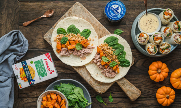 Burritos d&rsquo;automne au thon et au Petit Epeautre du Velay