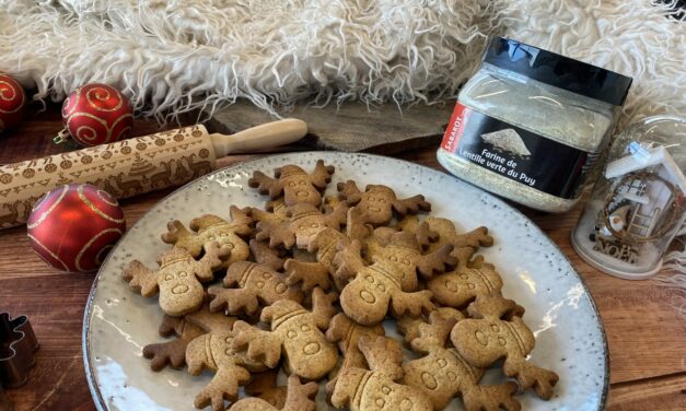 Sablés de Noël à la farine de Lentille verte du Puy AOP
