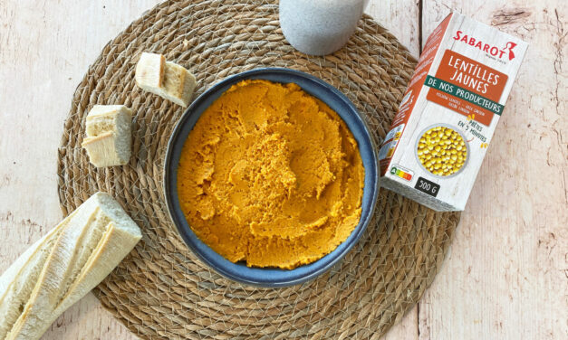 Tartinade de Lentilles Jaunes
