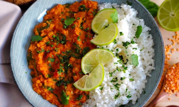 Dahl de lentilles corail