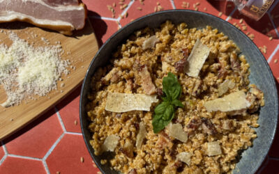 Petit Épeautre du Velay façon carbonara