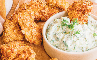 Nuggets panés sauce tzatziki