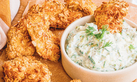 Nuggets panés sauce tzatziki