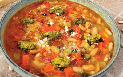 Soupe Minestrone aux haricots blancs