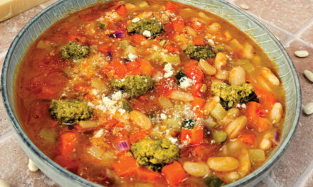 Soupe Minestrone aux haricots blancs