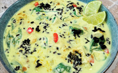 Soupe de riz noir interdit façon Thaï