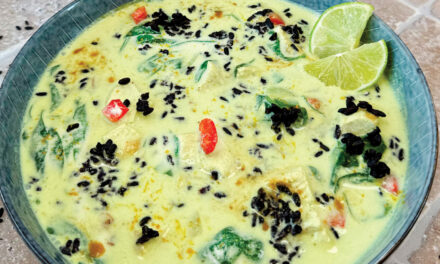 Soupe de riz noir interdit façon Thaï