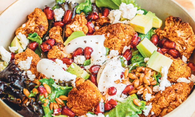 Salade de Farro au chou-fleur rôti