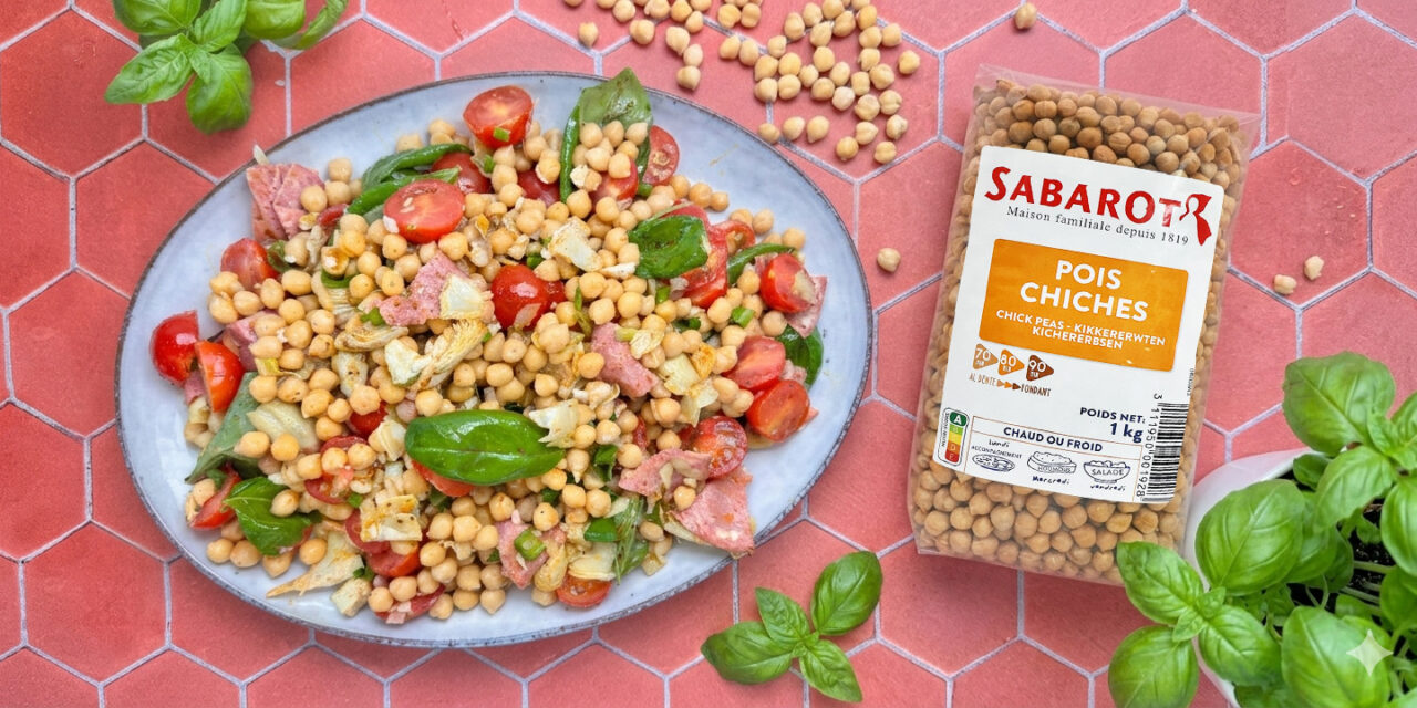 Salade de pois chiches à l&rsquo;italienne