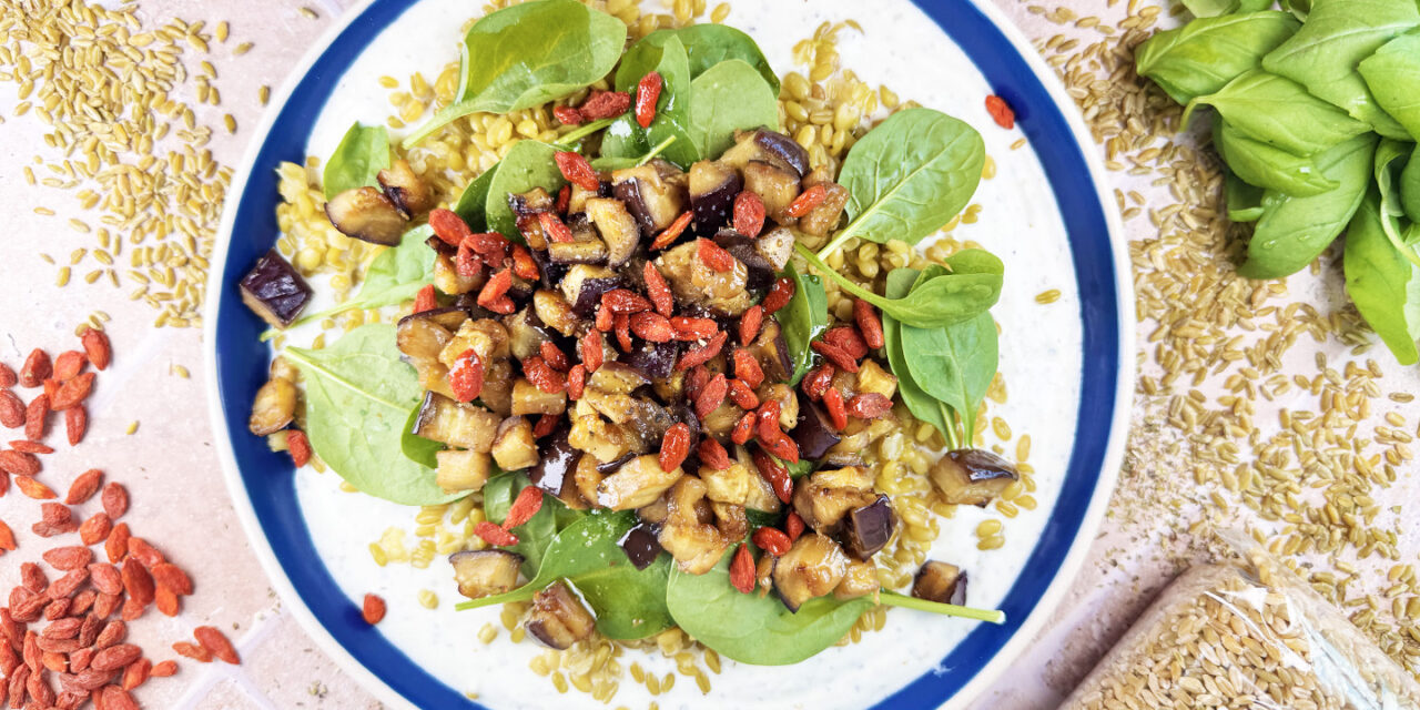 Salade de freekeh à la Libanaise