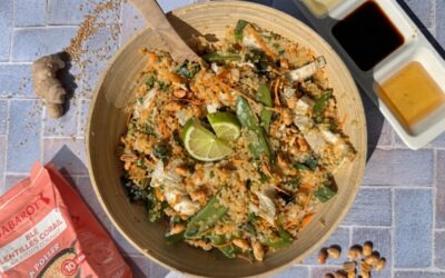 Salade asiatique au mélange à poêler Boulgour, Lentilles corail & Petits légumes
