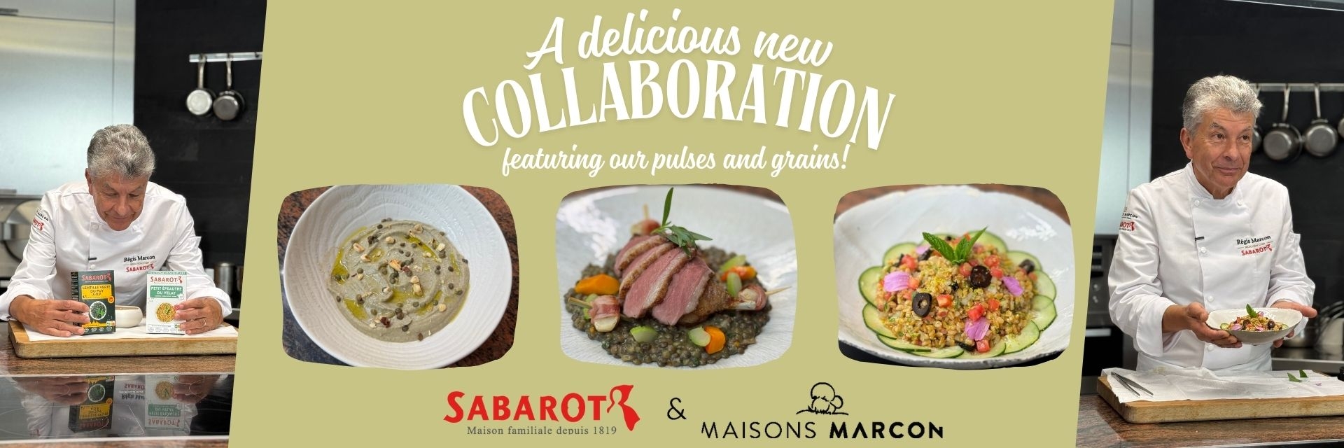 Sabarot & Maisons Marcon Collaboration